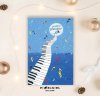 Happy Birthday Card – Piano and Music Note Design