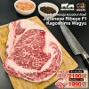 สเต๊กสันแหลมริบอาย F1 250 กรัม (Japanese F1 Wagyu Ribeye 250 g.) リブロース (Ribu Rosu)