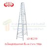 LD-BC219 บันไดอลูมิเนียมทรงAขึ้น-ลง 2 ทาง 19 ฟุต ยี่ห้อBARCO