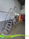MLS20 บันไดติดล้อสแตนด์เลส ความสูงใช้งาน2เมตร