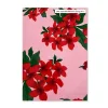 OPP - Red Frangipani in pink background 954-2