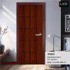 ประตู iDoor Premium S6 ลาย 06 สี Mahogany ขนาด 3.5x90x200 ซม.
