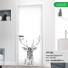 ประตู iDoor Premium Dsign พิมพ์ลาย 18 (กวาง) สี Pearl White ขนาด 3.5x90x200 ซม.