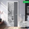 ประตู iDoor Premium Dsign พิมพ์ลาย 20 (เสือ) สี Platinum Grey ขนาด 3.5x90x200 ซม.