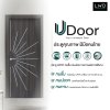 ประตู UPVC สี Cenerio Oak ลาย P1 ขนาด 3.5x70x200 ซม.