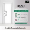 ประตู DoorX Gold ลาย 1 - Pearl White (Charcoal) ขนาด 3.5x80X200 ซม.