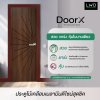 ประตู DoorX Platinum ลาย 1 - Walnut (Charcoal) ขนาด 3.5x80X200 ซม.