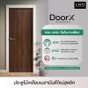 ประตู DoorX Platinum ลาย 3 - Walnut (Charcoal) ขนาด 3.5x80X200 ซม.