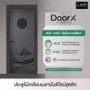 ประตู DoorX Royal ลาย 1 - Platinum Grey (Charcoal) ขนาด 3.5x80X200 ซม.