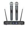 ไมโครโฟนไร้สายแบบคู่ CLEARSOUND CS-500  Dual Handheld Wireless Microphone