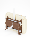 Pneumatic drive bellows pumps