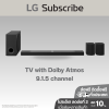 LG ซาวด์บาร์ สำหรับ TV with Dolby Atmos 9.1.5 channel รุ่น S95TR (9.1.5 CH, 820 วัตต์)