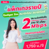 ซิมรายปี  ซิมมาราธอน AIS (GADGET SIM ซิมสำหรับกล้องวงจรปิด) ความเร็ว 2 Mbps ไม่ลดสปีด ไม่จำกัดปริมาณ