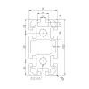Aluminium Profile 50x100 6 series อลูมิเนียมโปรไฟล์ ซีรีย์ 50/100×60mm