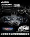 ALPINE Digital Mirror กระจกมองหลังดิจิทัล สำหรับ Toyota Commuter