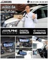 ALPINE Digital Mirror กระจกมองหลังดิจิทัล สำหรับ Toyota Commuter