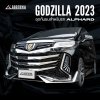 ชุดกันชนหน้า GODZILLA 2023 สำหรับ Toyota Alphard 30