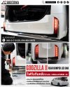 GODZILLA II Rear Bumper LED Bar สำหรับ Vellfire 40