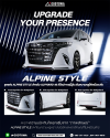 ชุดแต่ง ALPINE STYLE AERO BODY KIT สำหรับ ALPHARD 40 SC 2024+ HALF SERIES
