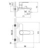 VERDE Single-lever bath/shower mixer VZM23R380C