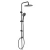 ชุดฝักบัวก้านแข็งสแตนเลสสีดำ (น้ำเย็น) และ ฝักบัวมือ 3 ระบบ SH3219