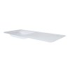 COUNTERTOP WASHBASIN 120 CM.  LB-SNOW-1200-CT