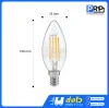 HiET หลอดไฟวินเทจ LED ทรงจำปา ขั้วE14