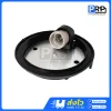 HiET โคมไฟติดผนัง สีดำ ทรงกลม กันน้ำกันฝุ่น IP65 ขั้วE27