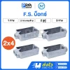 SC FS บ๊อกซ์ ขนาด 2x4 รุ่น 1ทาง / 2ทางตรงข้าม / 2ทางรูคู่ / 3ทาง