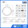 Wellux โคมไฟดาวน์ไลท์ดิมเมอร์หรี่แสงไฟ LED ฝังฝ้า 15W ขนาด 6 นิ้ว Lunar Series(copy)