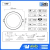Wellux โคมไฟดาวน์ไลท์ดิมเมอร์หรี่แสงไฟ LED ฝังฝ้า 15W ขนาด 6 นิ้ว Lunar Series(copy)