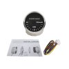 KUS Waterproof Rudder Angle Indicator Gauge With Rudder Sensor 52mm (2") 12V/24V (Black)