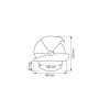 OFFSHORE 105 - CONICAL CARD, white Z/ABC