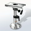 Boat Seat Pedestal with Slide, Aluminum Adjustable Height from 14" to 20" Locking Boat Seat Pedestals, Boat Seats Captain Chair Fishing Seats