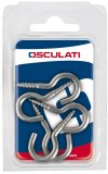 09.034.01 SS curved screw hooks 37 x 3.5 mm Blister packaging 7 pcs.