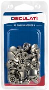 Snap fasteners made of stainless steel CODE 10.301.01