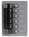 6-switche aluminium vertical panel