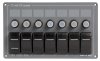 Horizontal electric panel w/7 switches