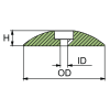 Euro Style Rudder/Trim Tab Anodes