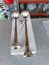 24 Volt  Stainless Steel Dual Trumpet Electric Boat Horn  แตรคู่ 24V