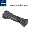 เชือกไดนีม่า  Dyneema rope Dark gray 6mm 2946 Tensile