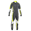 SPARCO KARTING SUIT KERB ADVANCED - (Dark grey/Fluorescent yellow)