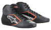 ALPINESTARS KARTING SHOES TECH-1 K START V2 - (Asphalt/Black/Orange Fluo)
