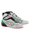 ALPINESTARS KARTING SHOES TECH-1 KX V3 FIA - (WHITE/GREEN/RED)