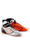 ALPINESTARS KARTING SHOES TECH-1 KX V3 FIA - (BLACK/SILVER/ORANGE FLUO)