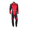 OMP KARTING SUIT KS-3X OVERALL - (Black - Red)