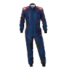 OMP KARTING SUIT KS-3X ART STYLE 2 OVERALL FIA - (Blue - Red)