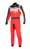 ALPINESTARS KARTING SUIT KMX-9 V3 GRAPHIC 2 - (Red Black Brass Brown)