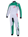 ALPINESTARS KARTING SUIT KMX-9 V3 GRAPHIC 6 - (White Green Red)