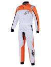 ALPINESTARS KARTING SUIT KMX-9 V3 GRAPHIC 6 - (White Orange Black)